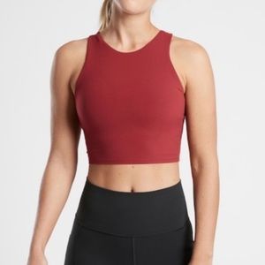 Athleta A-C Conscious Crop // Canyon Red Small